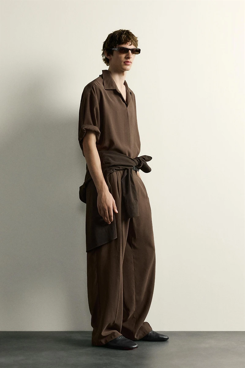 CHEMISE POLO FLUIDE COUPE DÉCONTRACTÉE