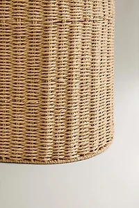 FABRIC-LINED LAUNDRY HAMPER