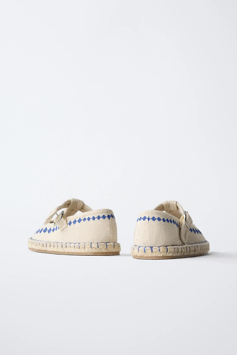 EMBROIDERED ESPADRILLES