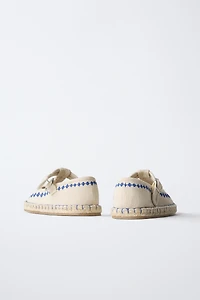 EMBROIDERED ESPADRILLES
