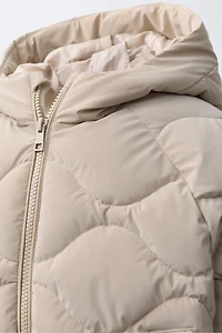 VESTE REMBOURRÉE EFFET GOMMÉ