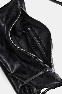 METAL BUCKLE SHOULDER BAG
