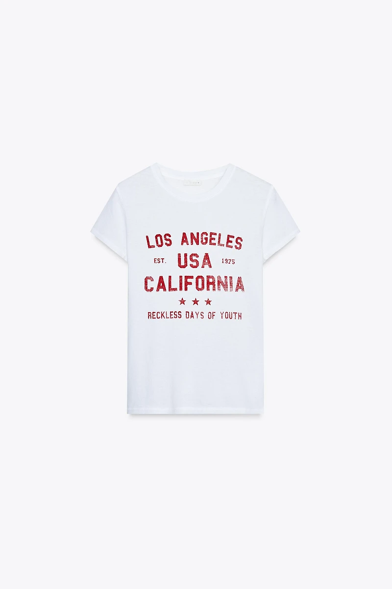 T-SHIRT EFFET DÉLAVÉ