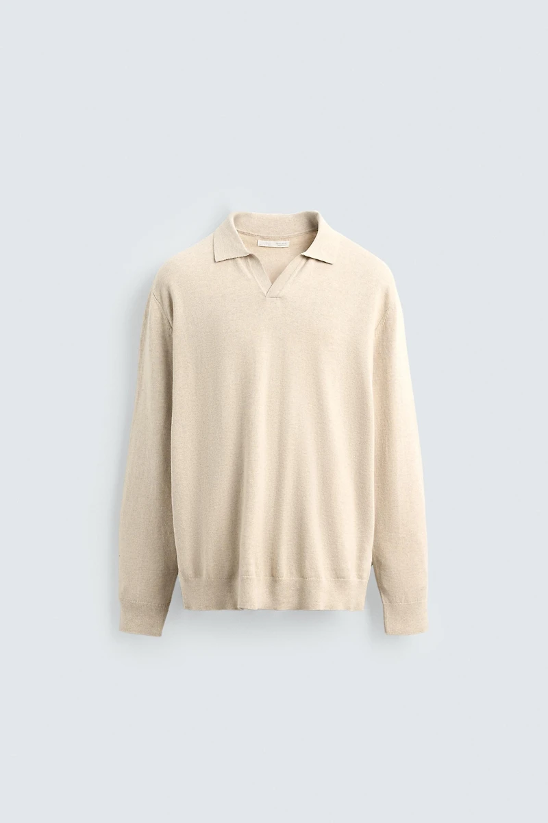 POLO EN MAILLE STRUCTURÉE
