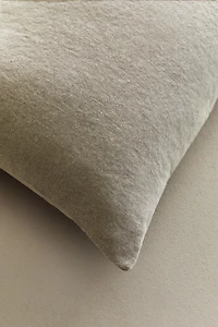 HOUSSE DE COUSSIN LIN EFFET DÉLAVÉ