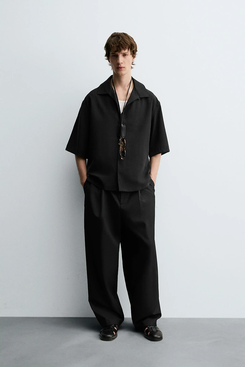 RELAXED FIT FLOWY SHIRT