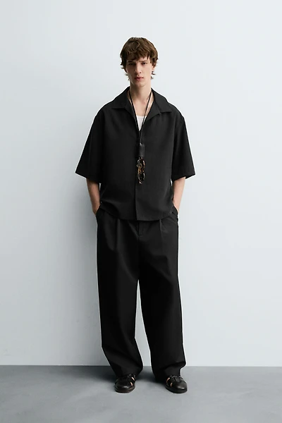 RELAXED FIT FLOWY SHIRT