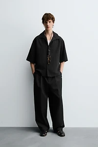 RELAXED FIT FLOWY SHIRT