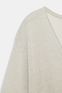 T-SHIRT RUSTIQUE COL EN V
