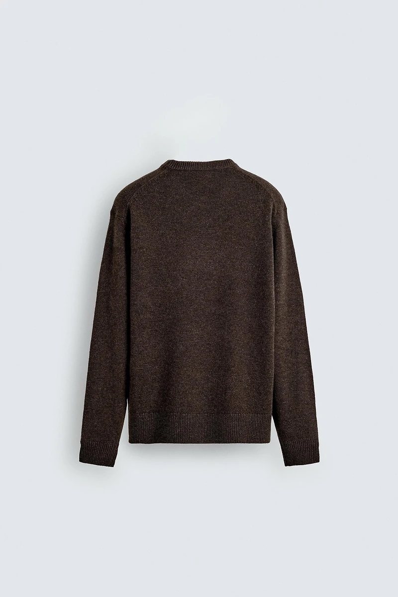 REGULAR FIT WOOL BLEND JUMPER