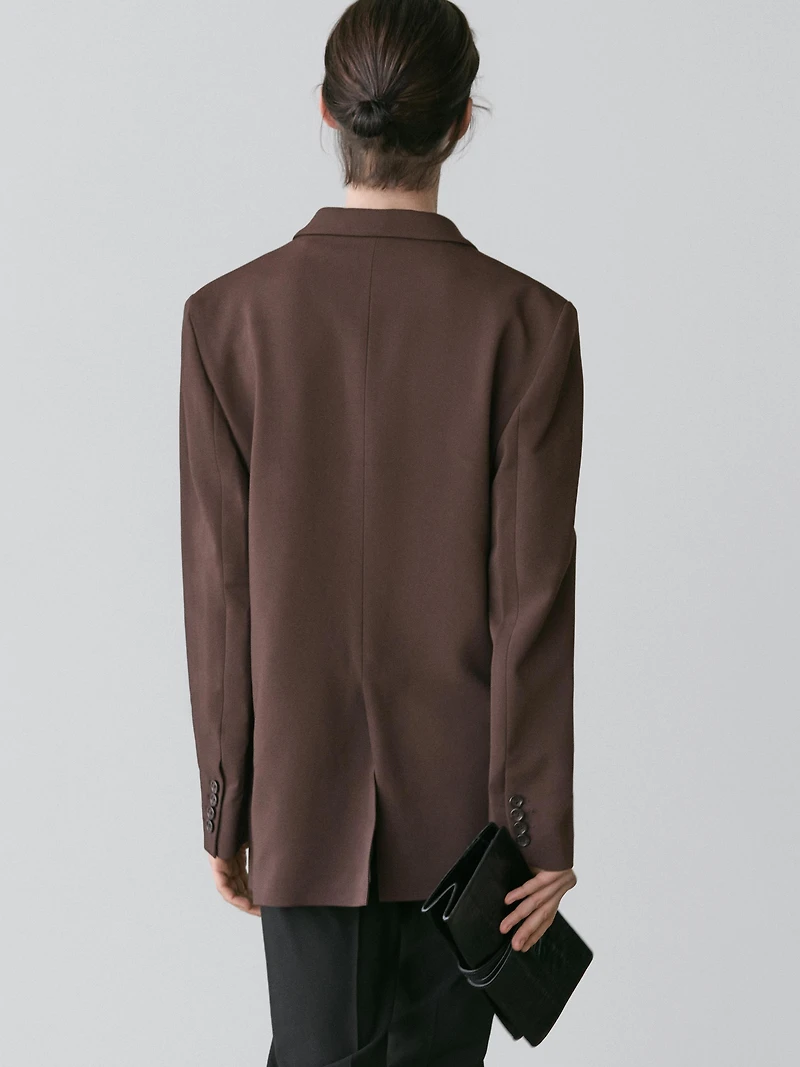 Crepe blazer