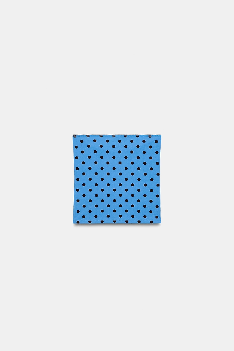 POLKA DOT BANDEAU TOP