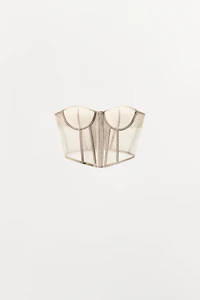 UNDERWIRE LACE-UP CORSET