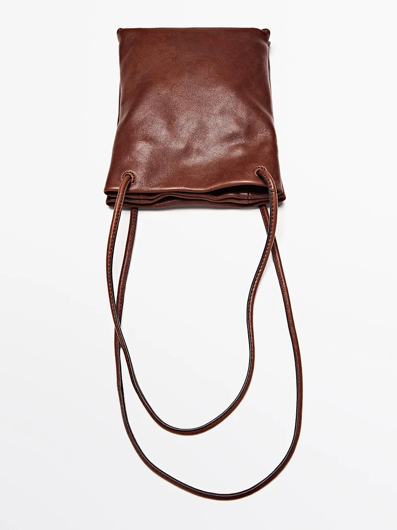 Sac à bandoulière en cuir nappa