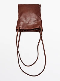 Sac à bandoulière en cuir nappa