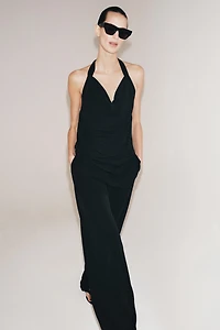 DRAPED CREPE TOP