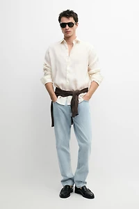 Chemise slim 100 % lin