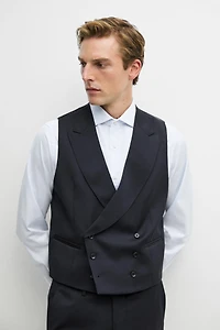 Cool wool suit waistcoat