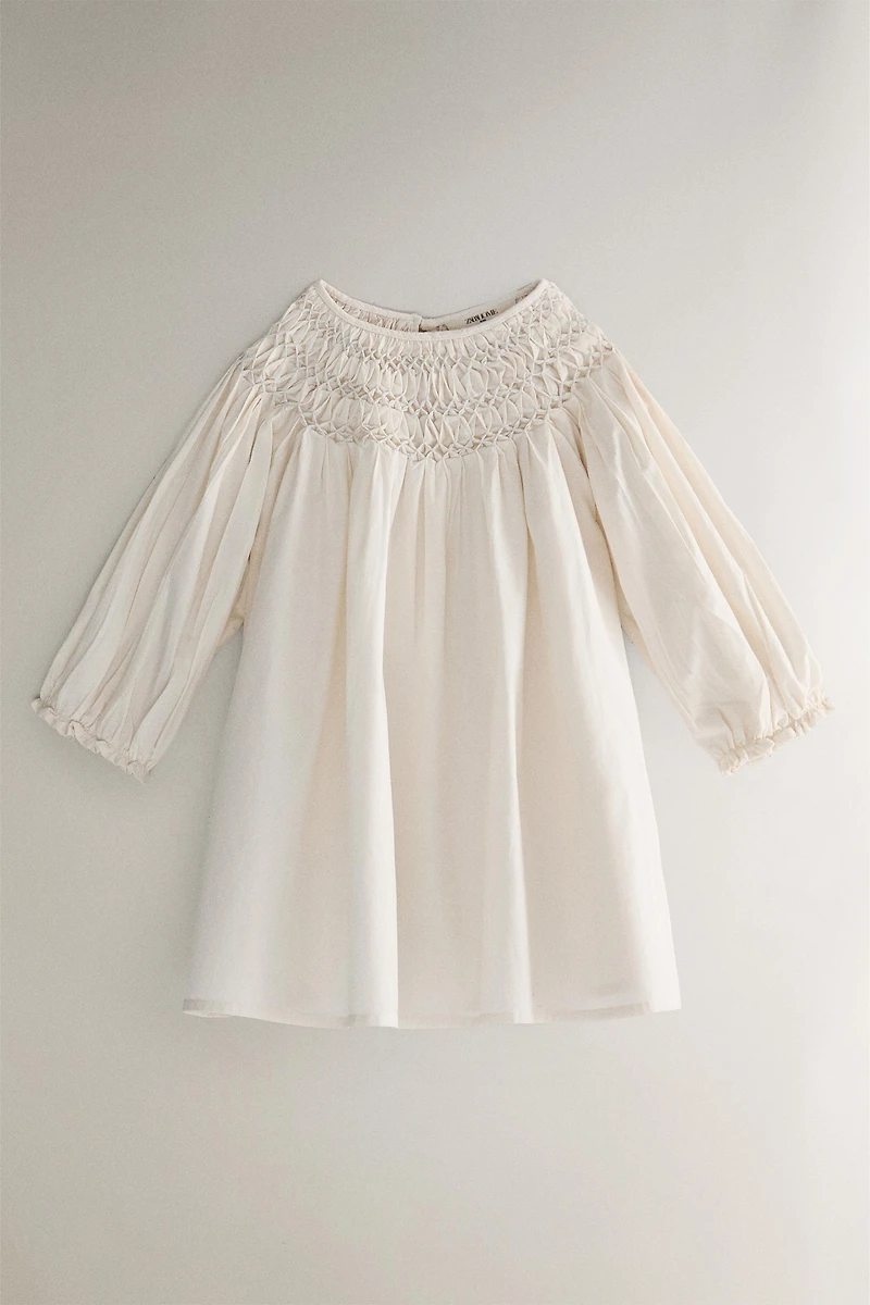CHILDREN'S SMOCKED DRESS