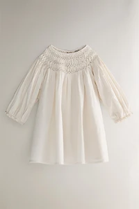 CHILDREN'S SMOCKED DRESS