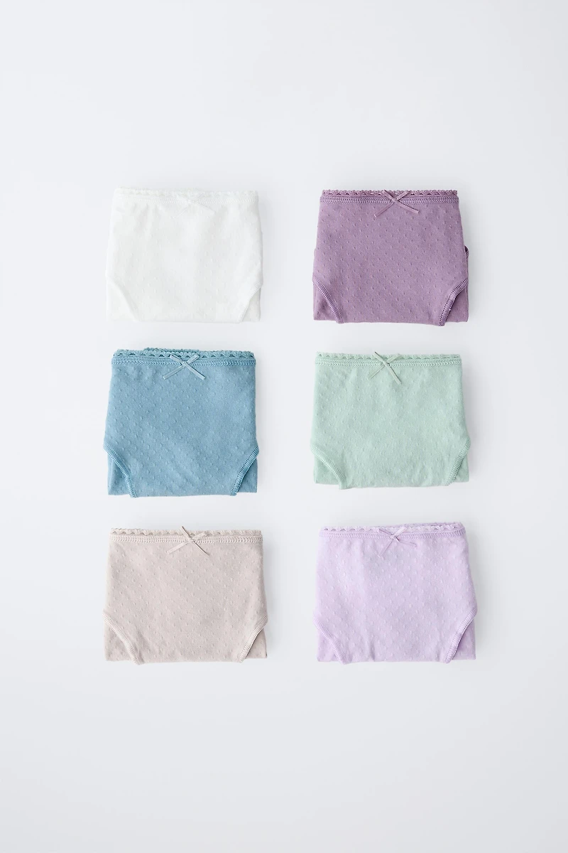 6-14 YEARS/ SIX-PACK STRUCTURED BRIEFS
