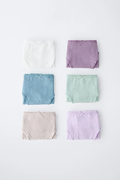 6-14 YEARS/ SIX-PACK STRUCTURED BRIEFS
