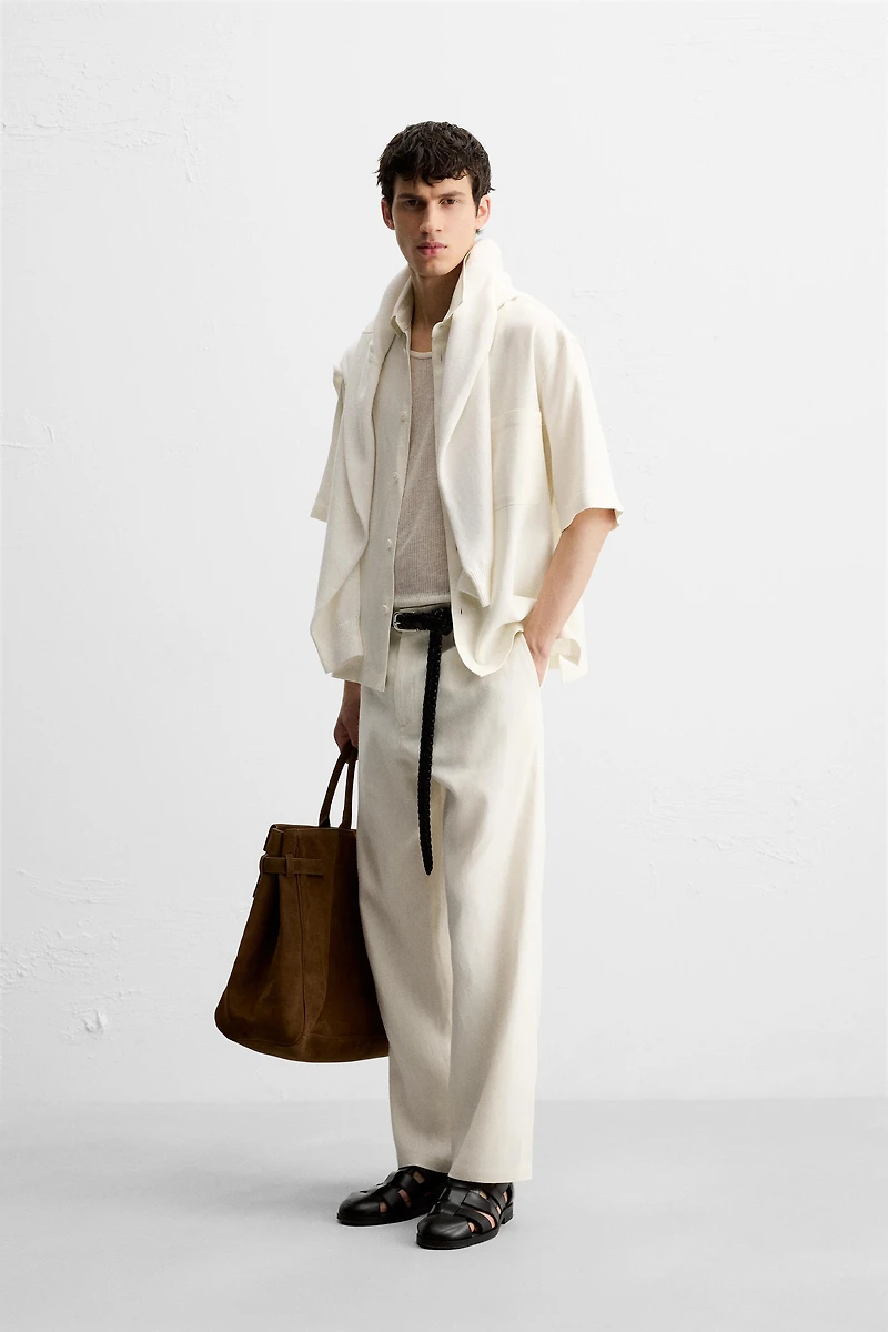 VISCOSE - JUTE PANTS