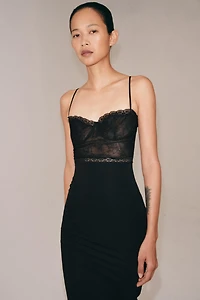 COMBINATION LACE DRESS