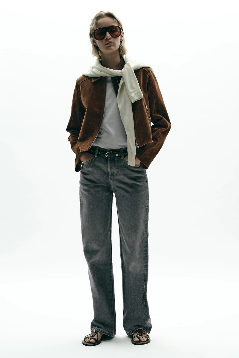 Z1975 HIGH-WAISTED REGULAR FIT JEANS WITH BELT