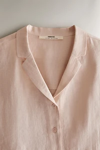 SHORT SLEEVE LINEN SHIRT
