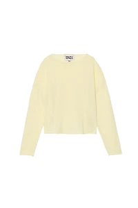 PULL COURT EN LIN ET LAINE