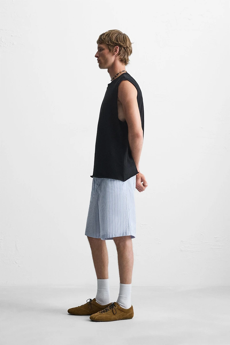 IRREGULAR KNIT TANK TOP