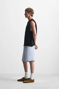 IRREGULAR KNIT TANK TOP