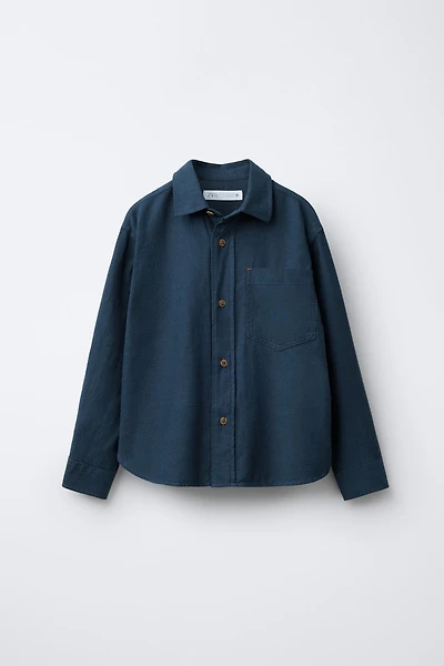 FLANNEL POCKET SHIRT