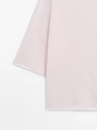 Linen blend T-shirt