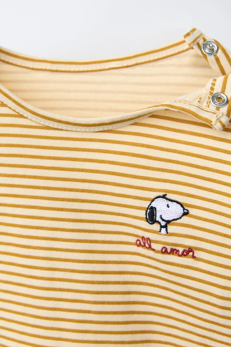 STRIPED SNOOPY PEANUTS™ T-SHIRT