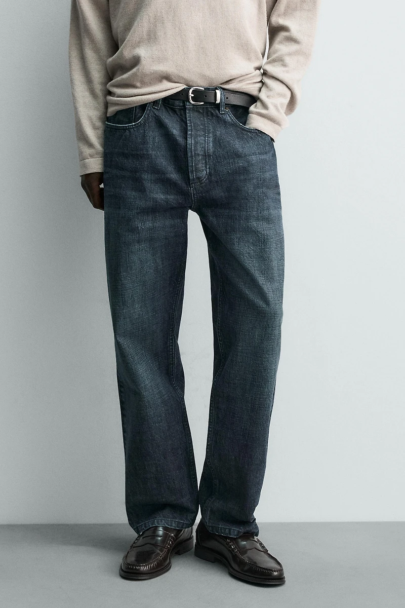 RELAXED ANKLE FIT SELVEDGE JEANS