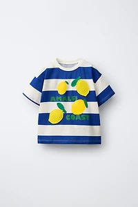 STRIPED FRUIT PATCH T-SHIRT