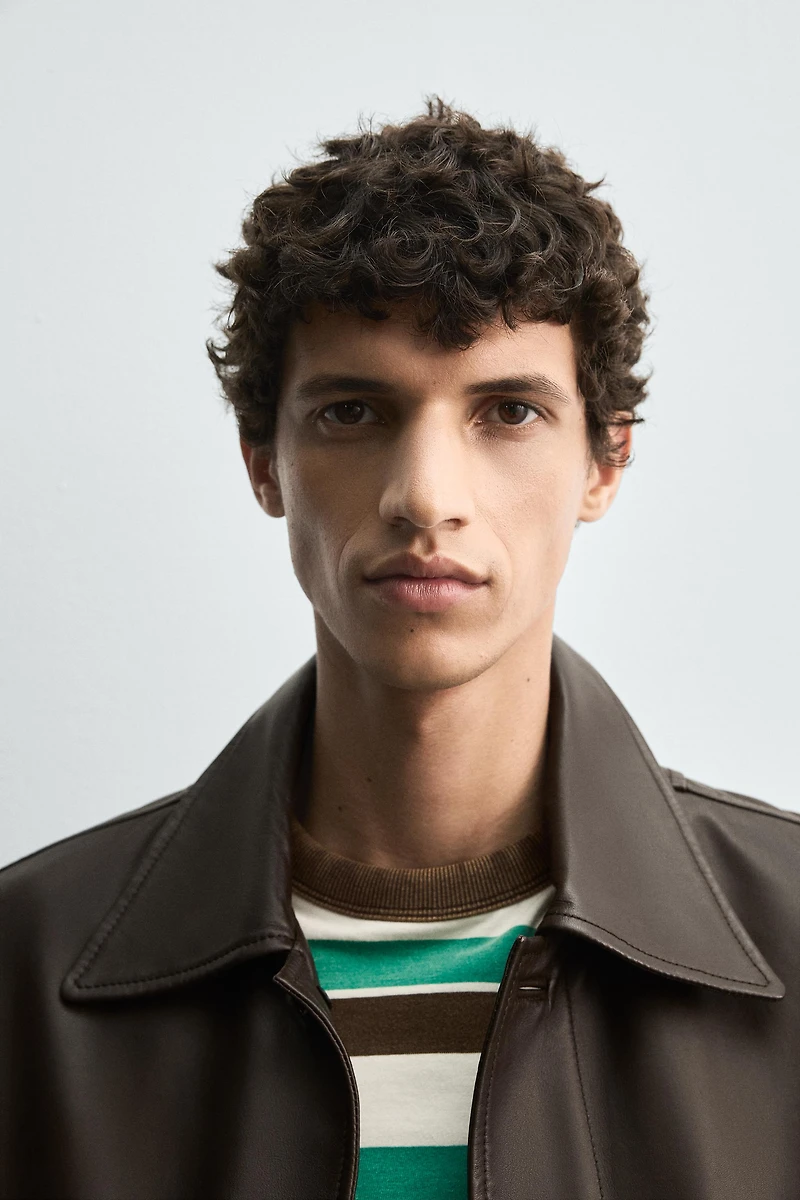 LEATHER JACKET HARRY LAMBERT FOR ZARA X DISNEY
