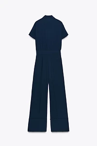 LONG CREPE JUMPSUIT