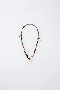 BEADED SHELL NECKLACE