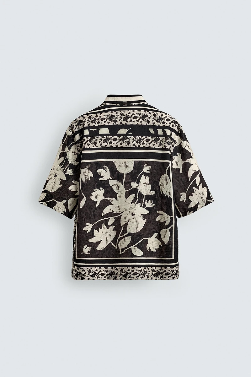 LEAF PRINT SHIRT