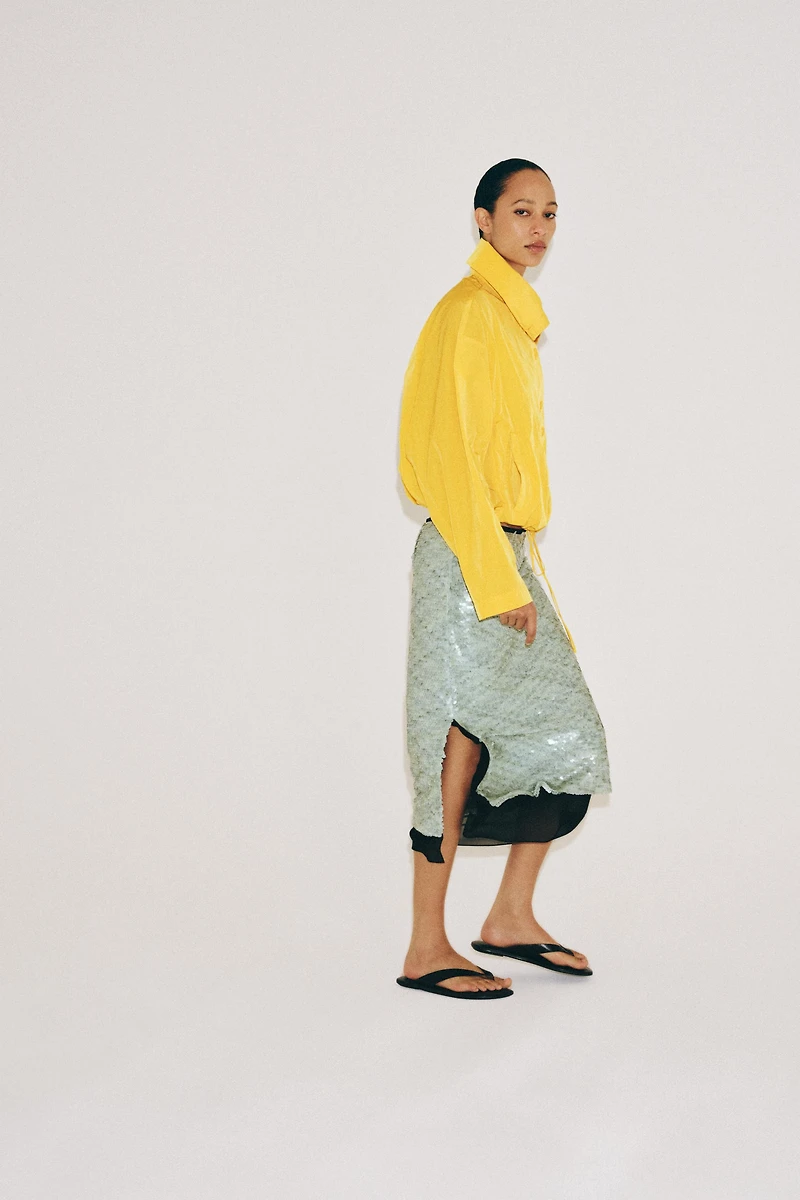 ZW COLLECTION SEQUINED SKIRT