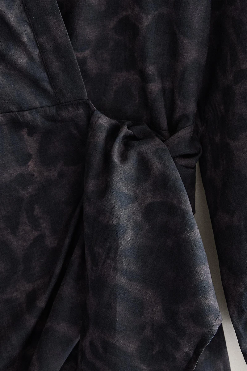 ROBE EN COTON À IMPRIMÉ ANIMAL