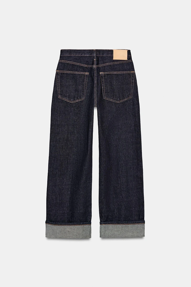 ZW COLLECTION MID-RISE BAGGY JEANS