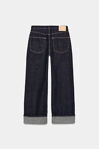 ZW COLLECTION MID-RISE BAGGY JEANS