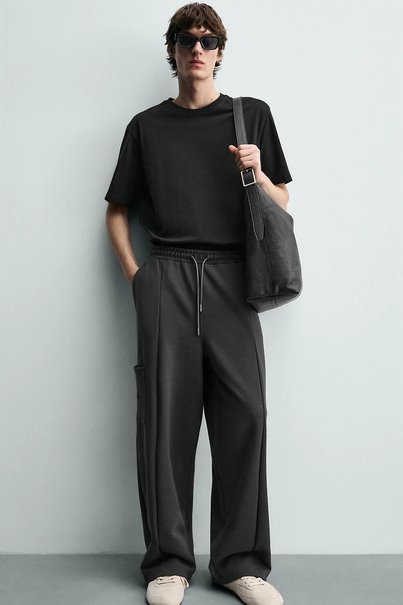 INTERLOCK CARGO JOGGER PANTS