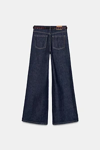 Z1975 WIDE LEG BELTED JEANS