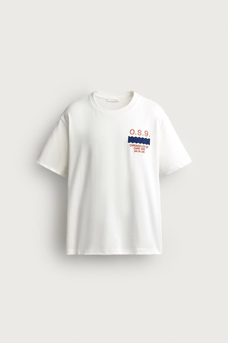 RELAXED FIT EMBROIDERED T-SHIRT