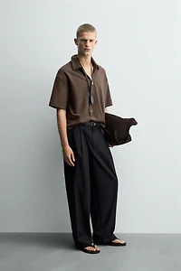 POLO INTERLOCK À ZIP